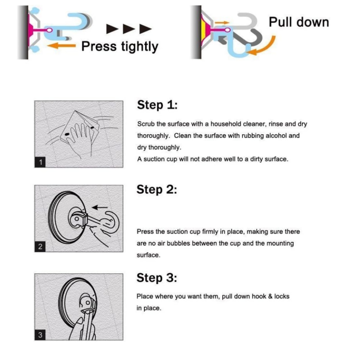 🎅2024 Christmas Promos🔥Powerful Suction Cup Hooks Utility Hooks