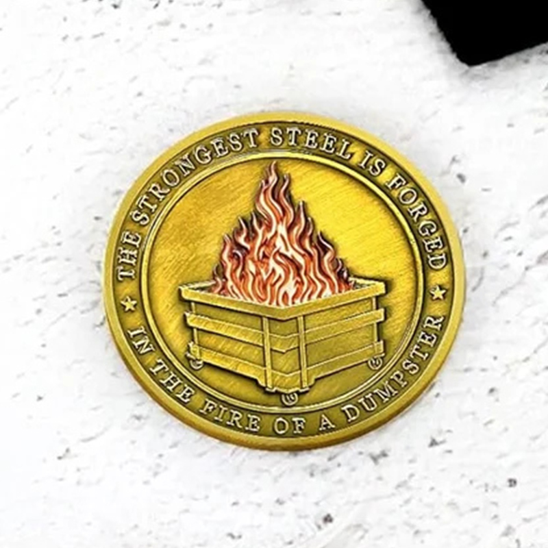 Dumpster Fire Challenge Coin
