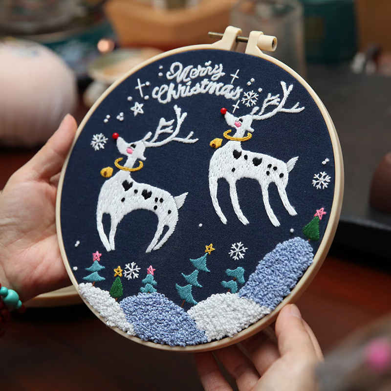 🔥Last Day 70% OFF - 🎄Perfect Gift - Christmas Embroidery (Beginners edition)
