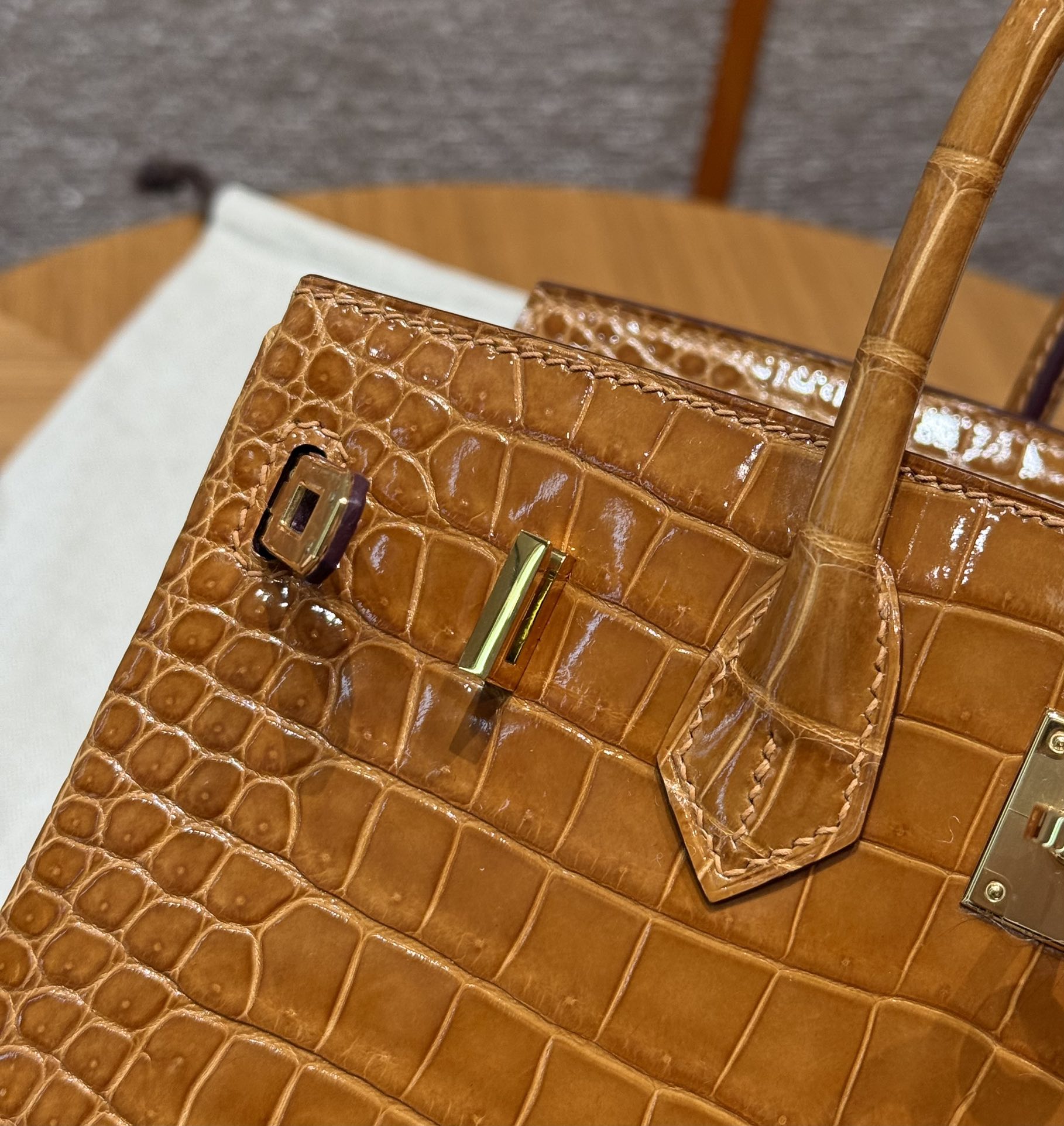 Hermes Birkin 24tabac handbag (handmade to order)