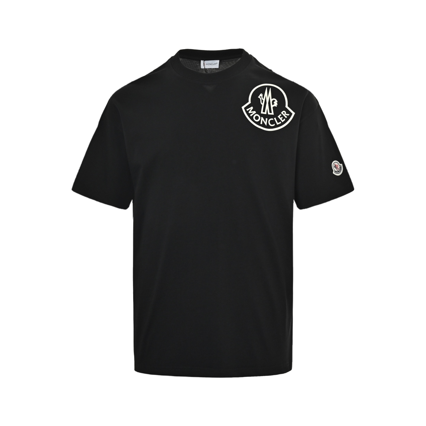 Moncler 25ss chest embossed logo print short sleeves