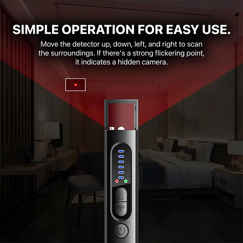 🔥Last day to get50% off🔥Hidden Camera Detector - Pocket Anti-spy / Bug Sweeping Listening Device🔍