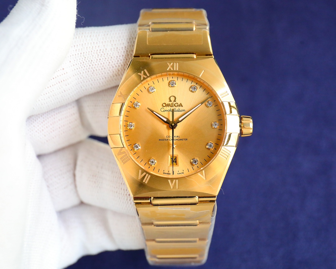 Omega fifth generation constellation series men's watch