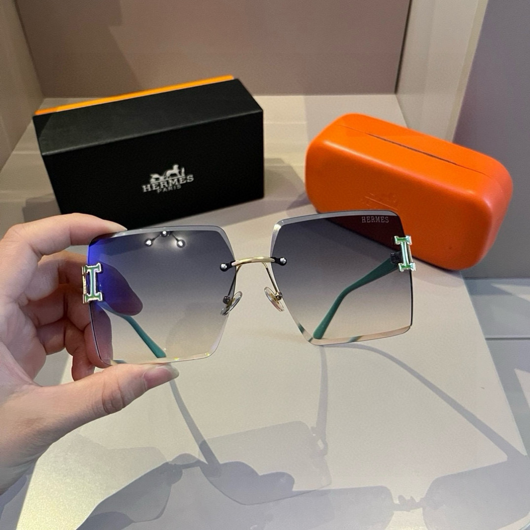 Hermes rimless sunglasses
