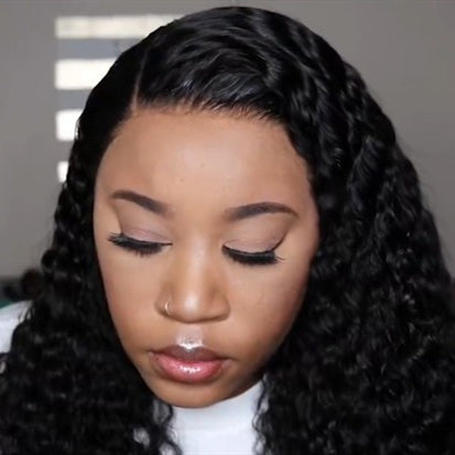 New Natural Curly Lace Front Basic Cap Wig