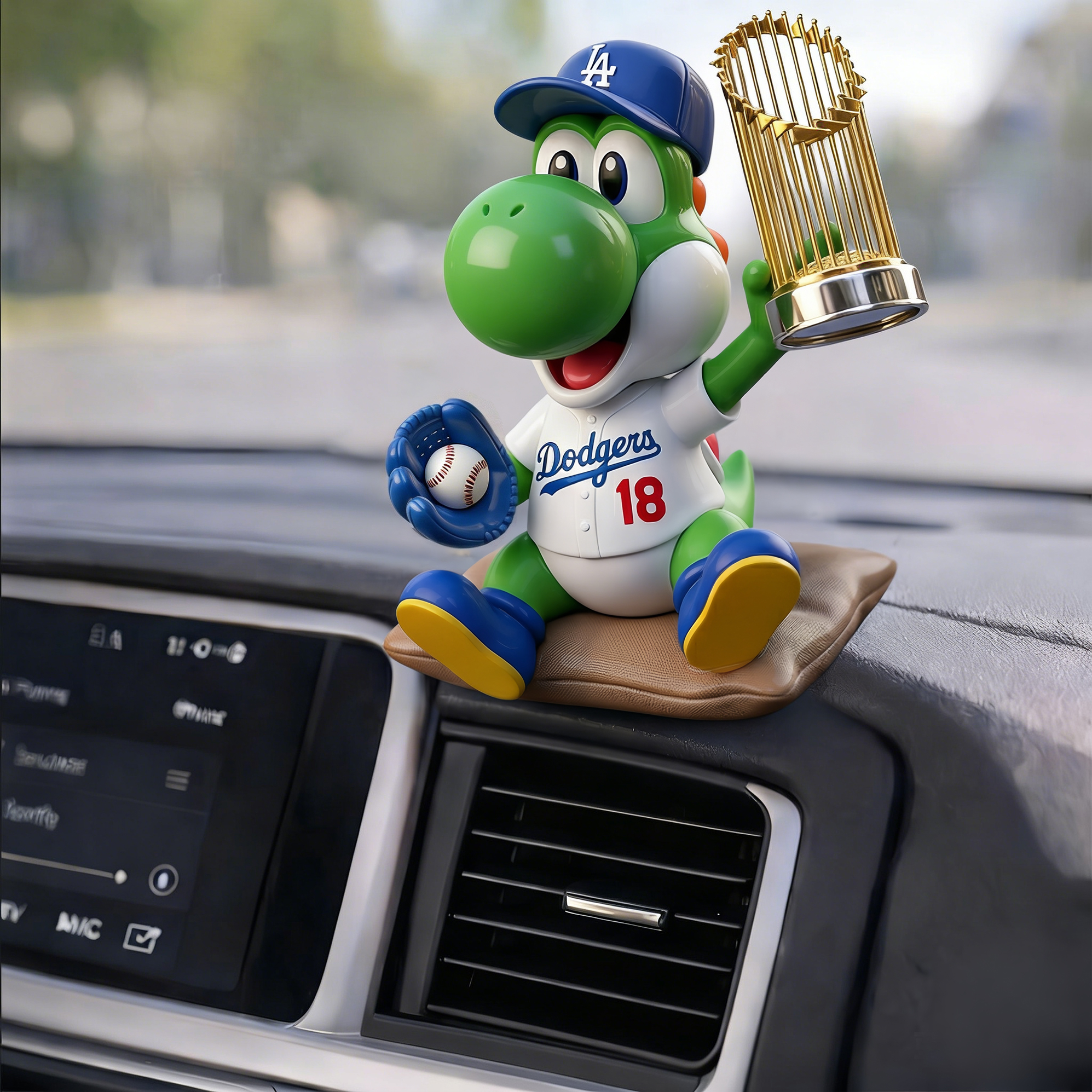 Yoshi x Dodgers 2025 World Series Champions Figurine 🏆