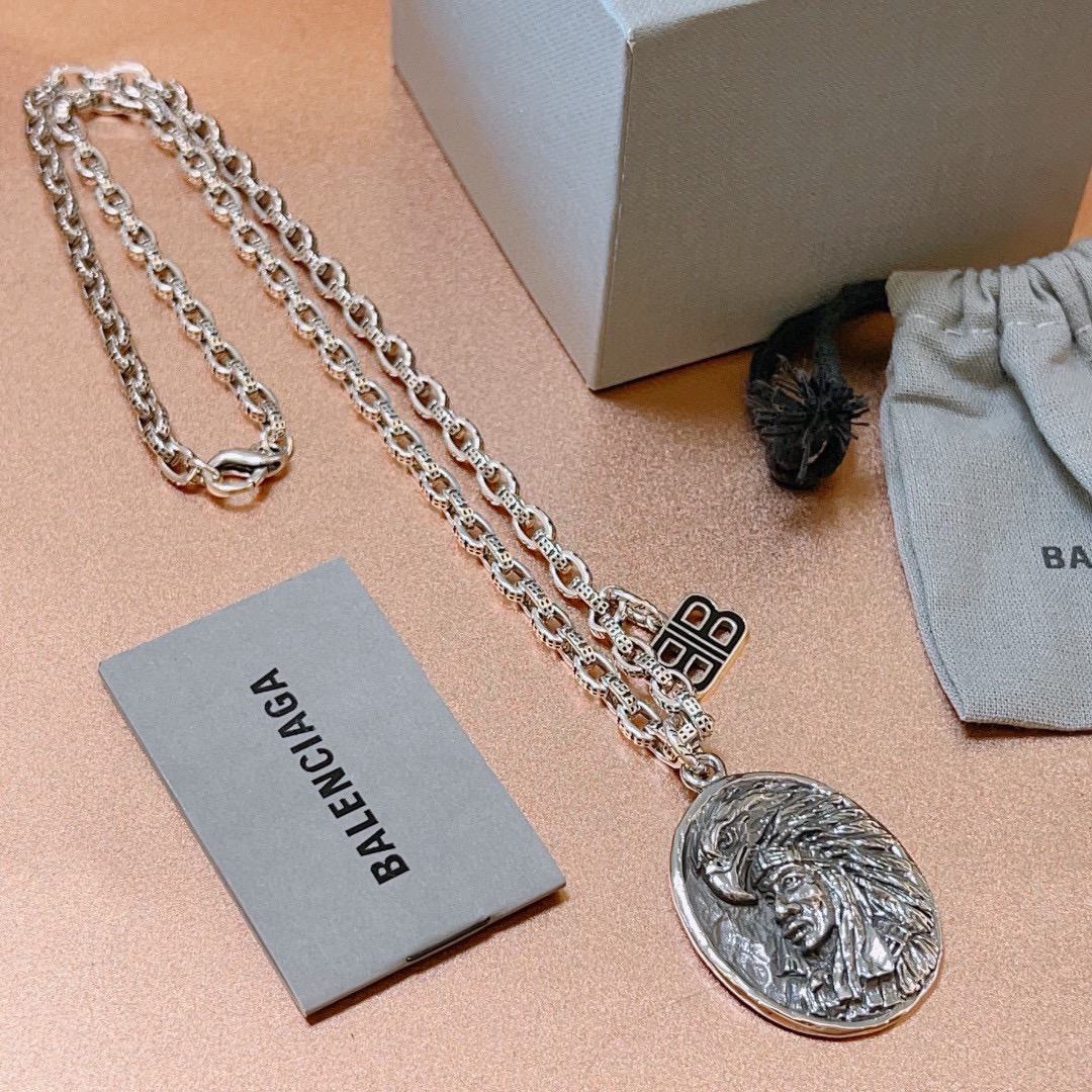 Balenciaga Indian Chain Necklace