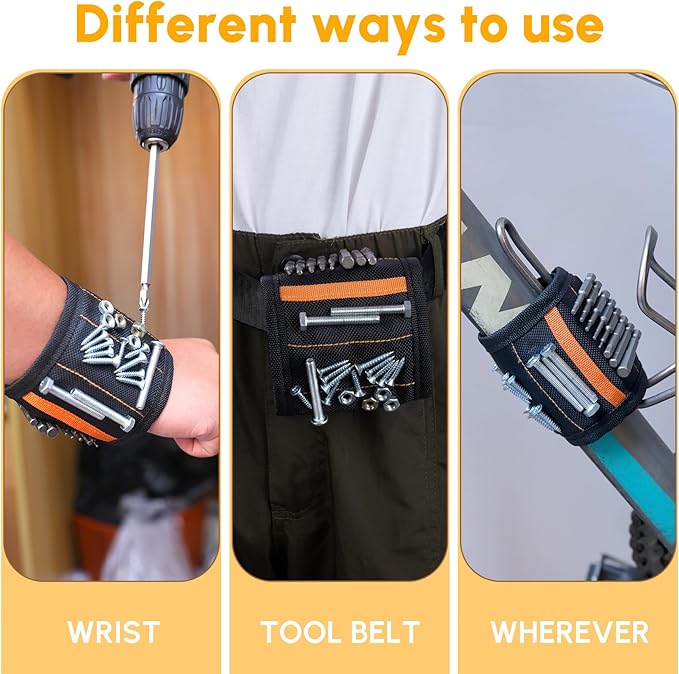 🧰🧰Magnetic Wrist Strap Tool Kit