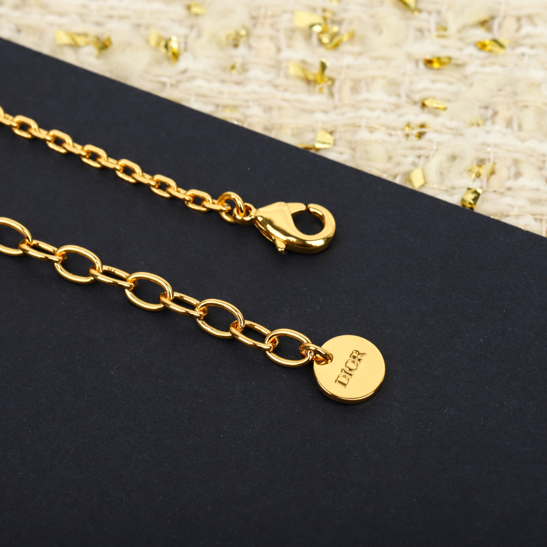 Dior Colorful Small Circle Necklace