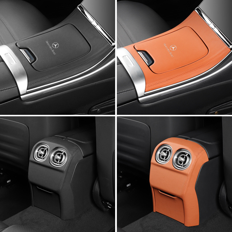 Leather Center Console Hard Cover