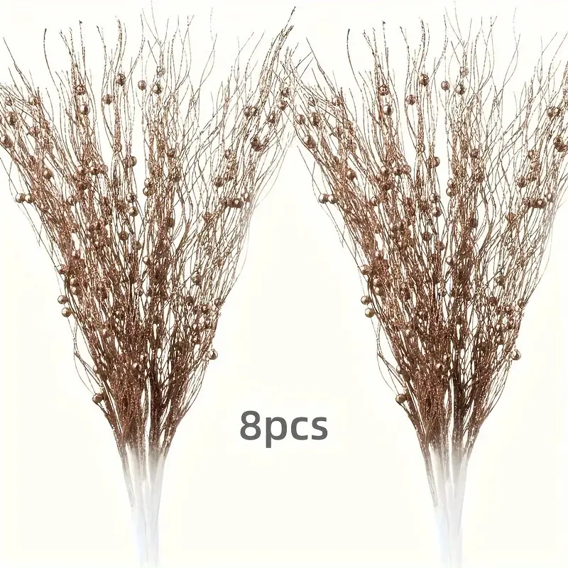 🎄Early Christmas Sale 49% OFF🔥Glitter DIY Artificial Berry Tree Branch Decoration