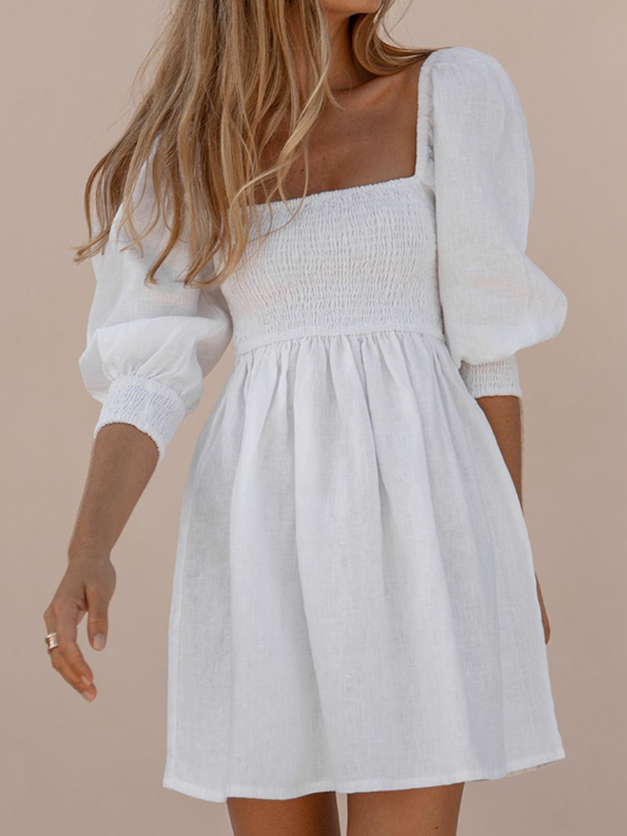 White Mini Dress