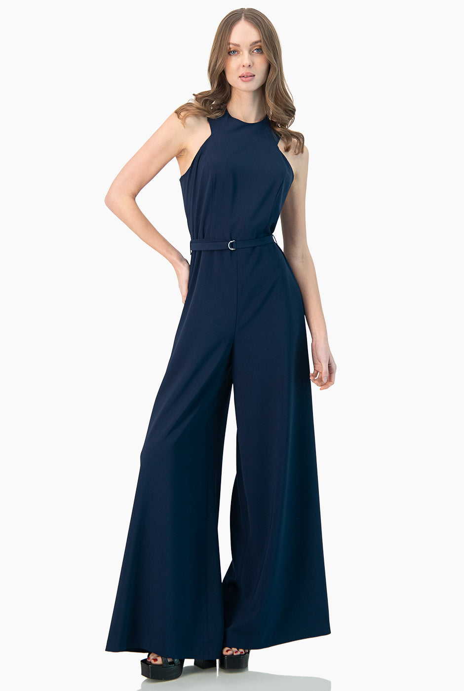 Jumpsuit liso sin mangas