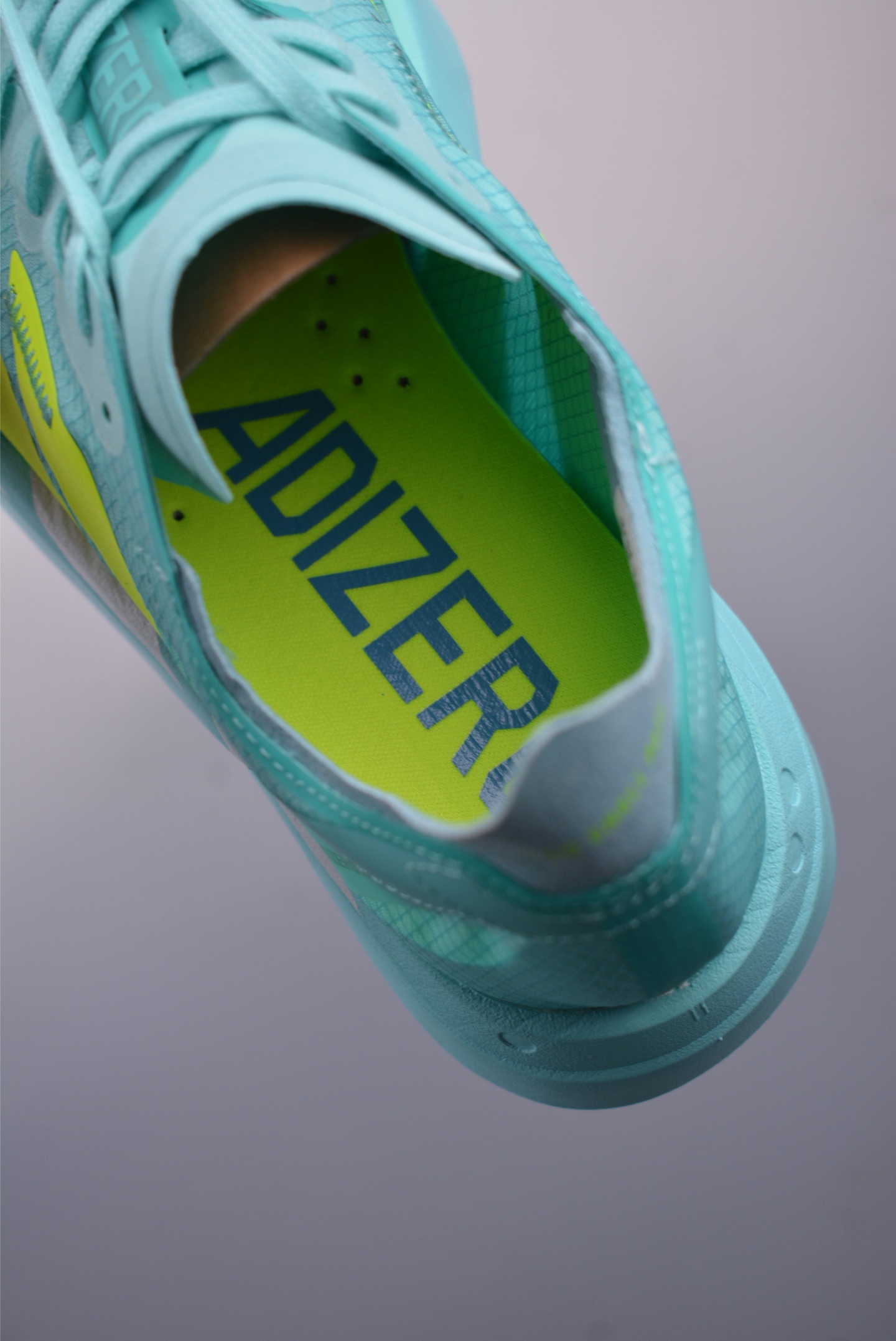 Adidas Adizero Adios Pro Evo 4 Running Shoes Network Light Blue Fluorescent Green JR1251