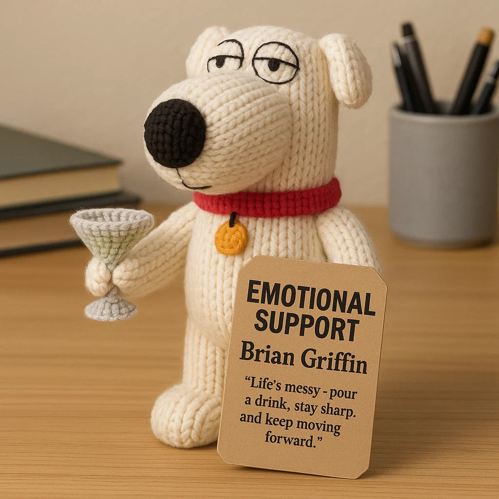 Family Guy knitted dolls