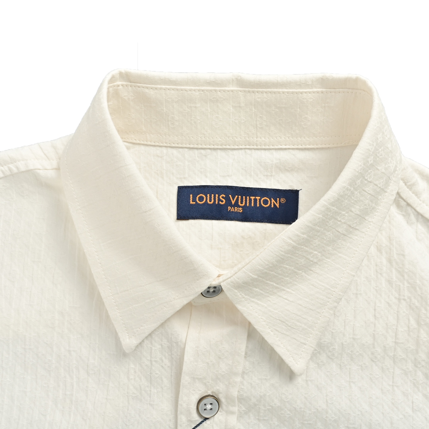 Louis Vuitton 25ss vertical striped cotton-blend shirt
