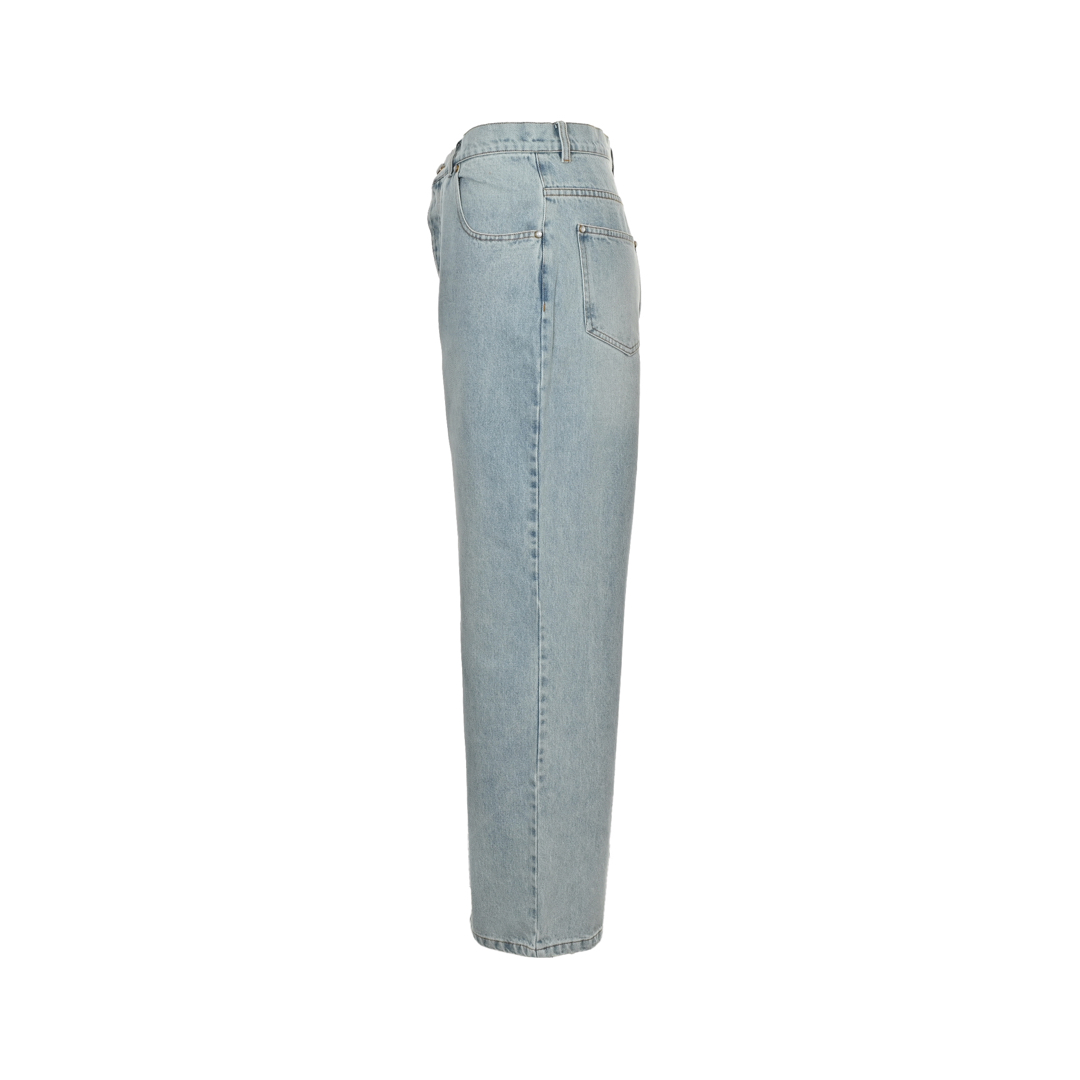 Louis Vuitton 24Fw embroidered logo jeans