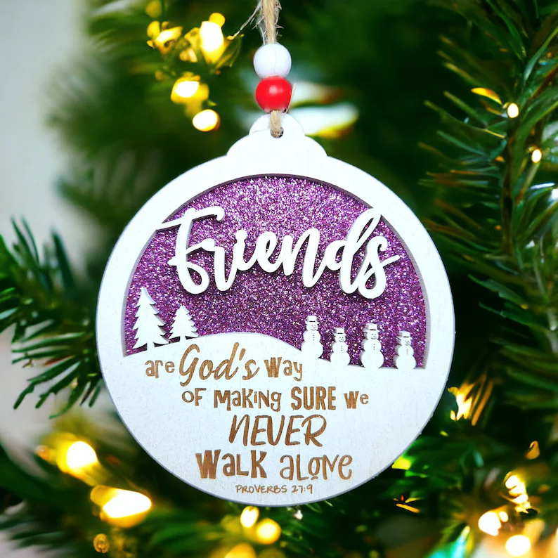 Friendship Christmas Ornament