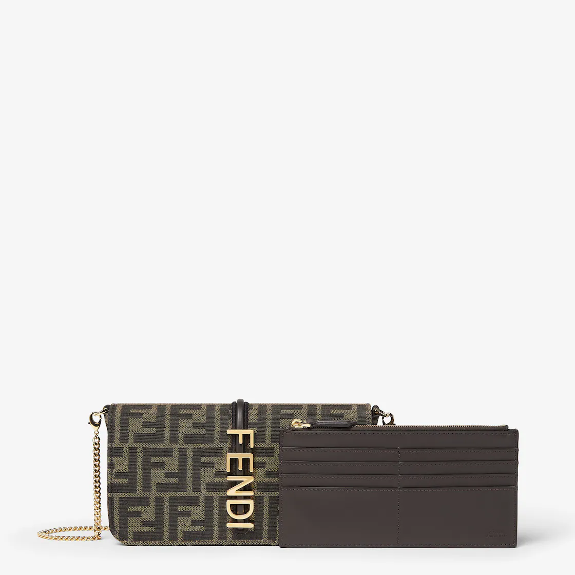 Fendi Fendigraphy Wallet On Chain 8BS076AD23F1BA1