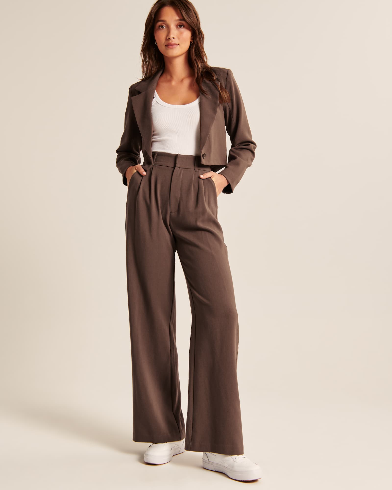🎄Christmas Special Sale-[SAVE 50% OFF]--Wide-Leg Tailored Pants--BUY 2 GET 15% OFF & FREE SHIPPING
