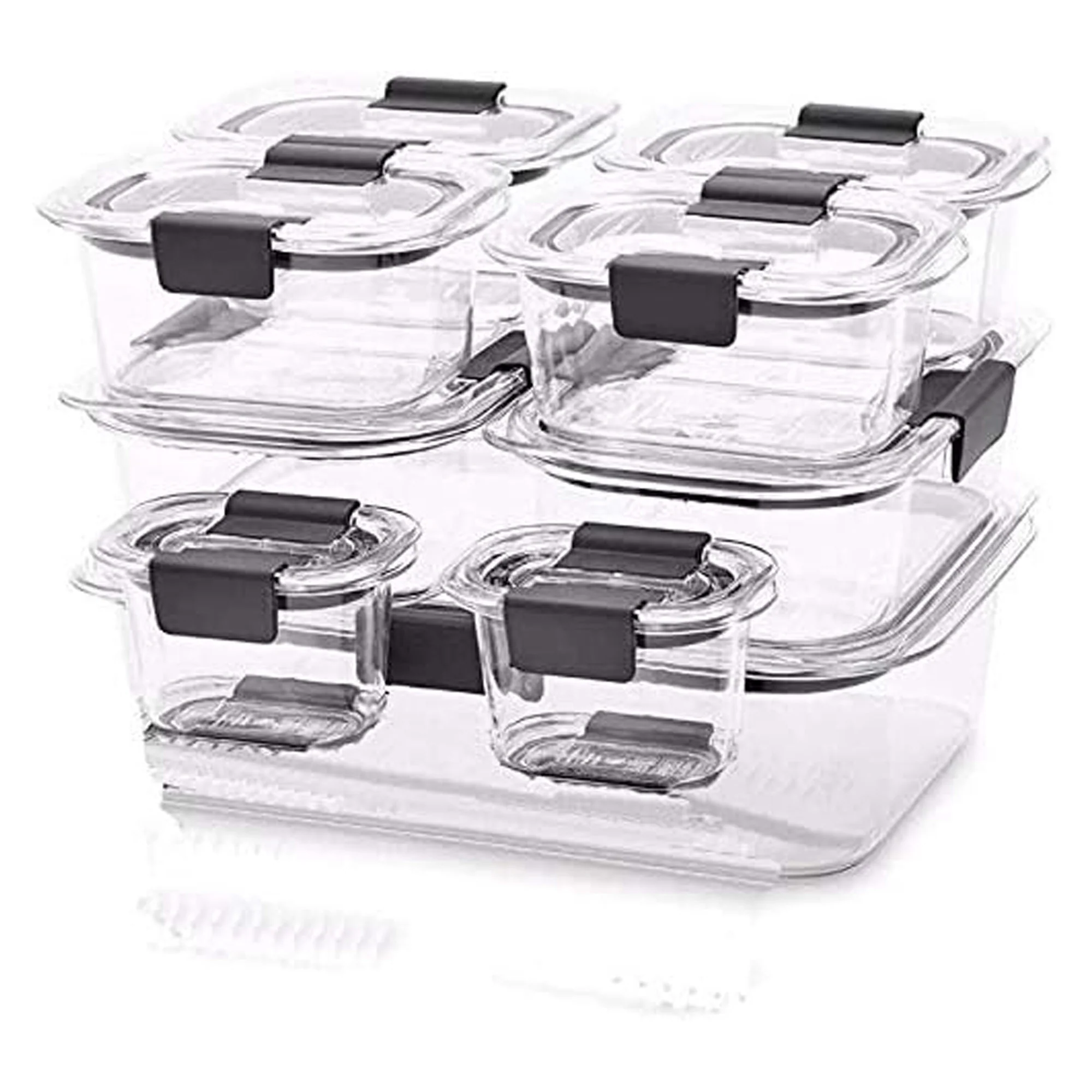 Rubbermaid Brilliance Leak-Proof Microwavable Food Storage Container Set, 18-Piece