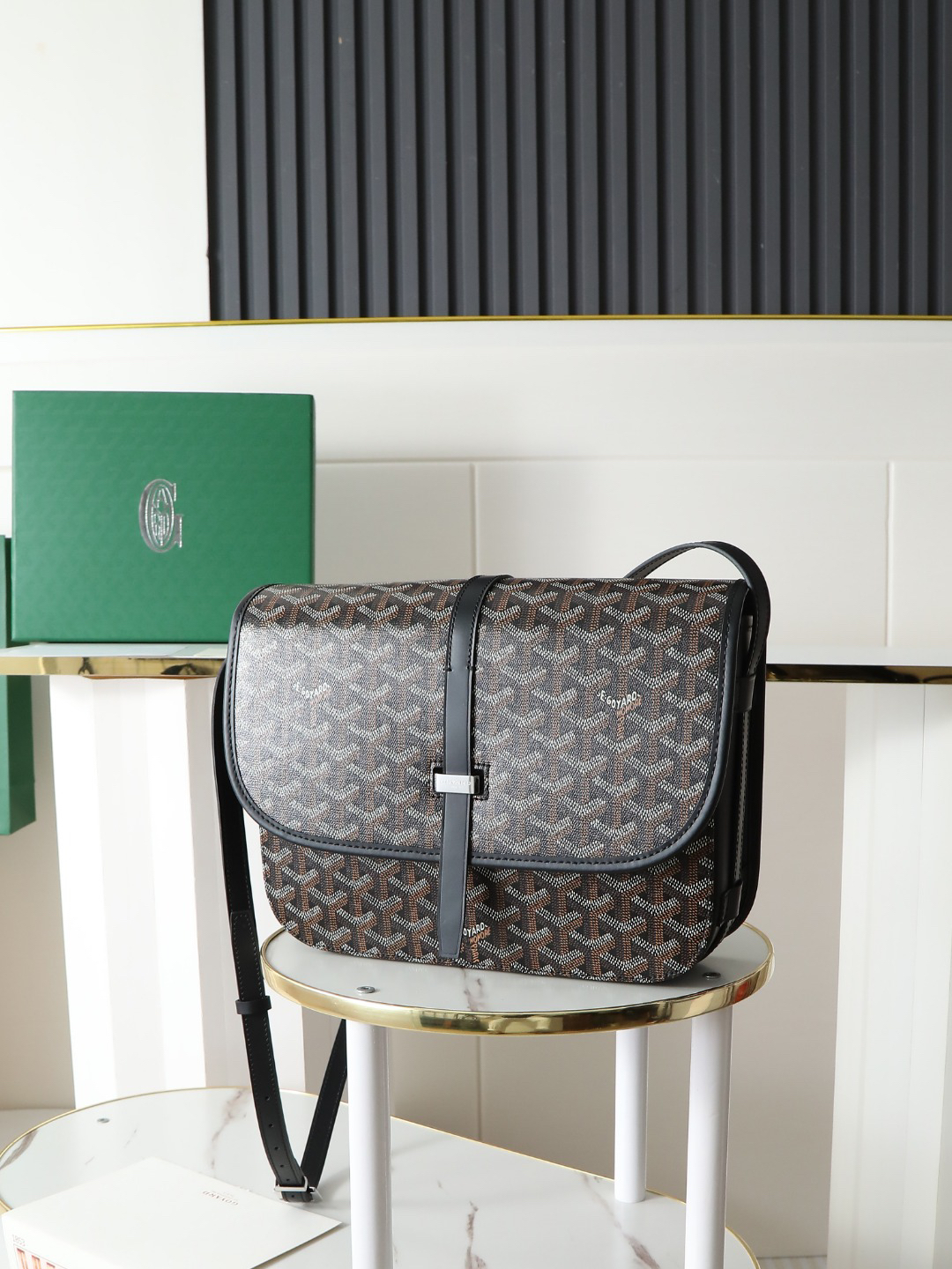 Goyard belvedère shoulder bag 244