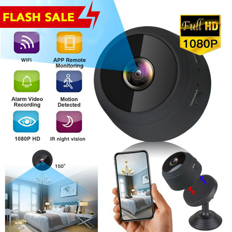 [Last Day Promotion 55% OFF] 1080P HD Mini Spy Camera Wi-Fi Wireless, Remote View, Motion Detection, Night Vision!
