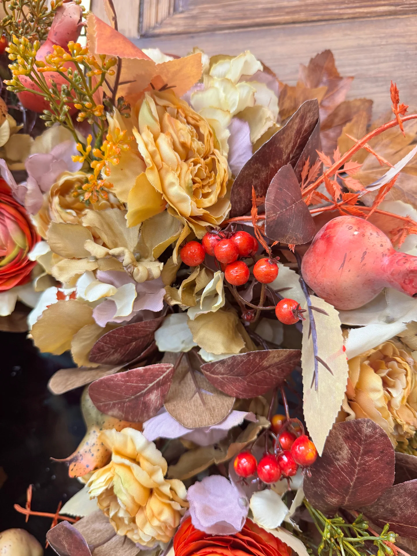 💥ON SALE💥- Fall Garden And Pomegranate Wreath🍂🚪