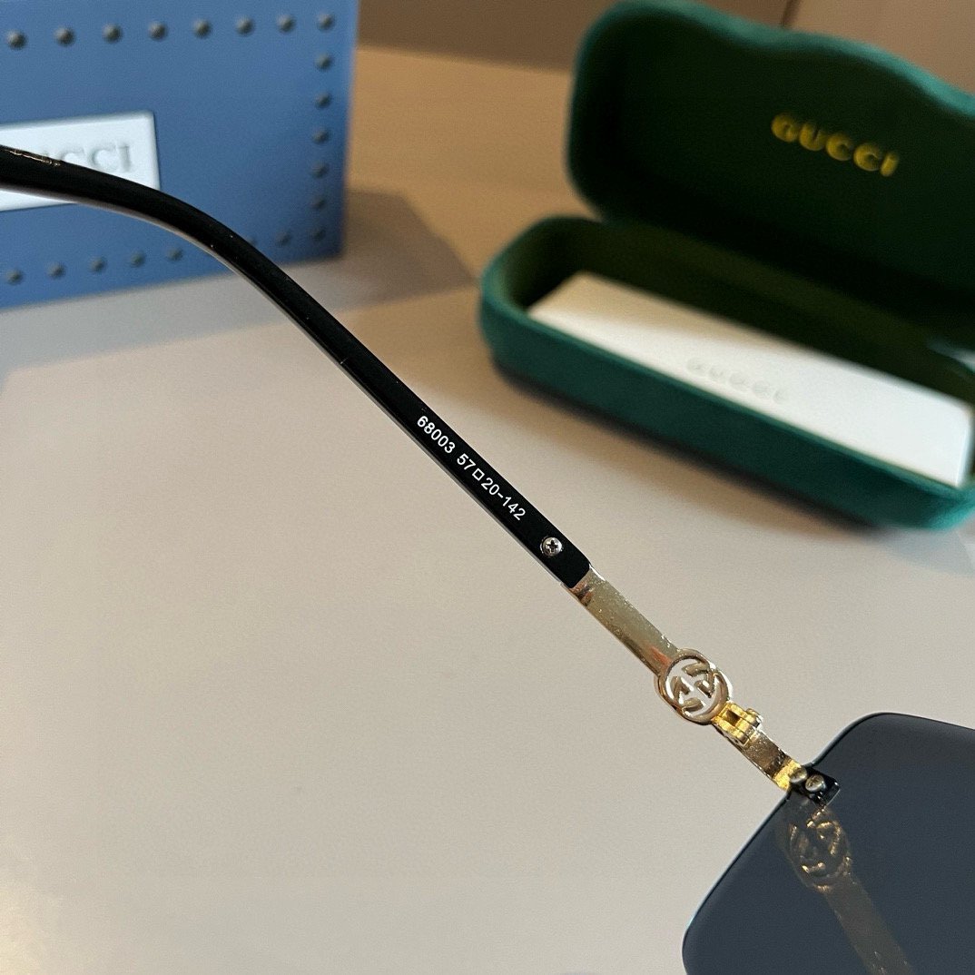 Gucci rimless sunglasses