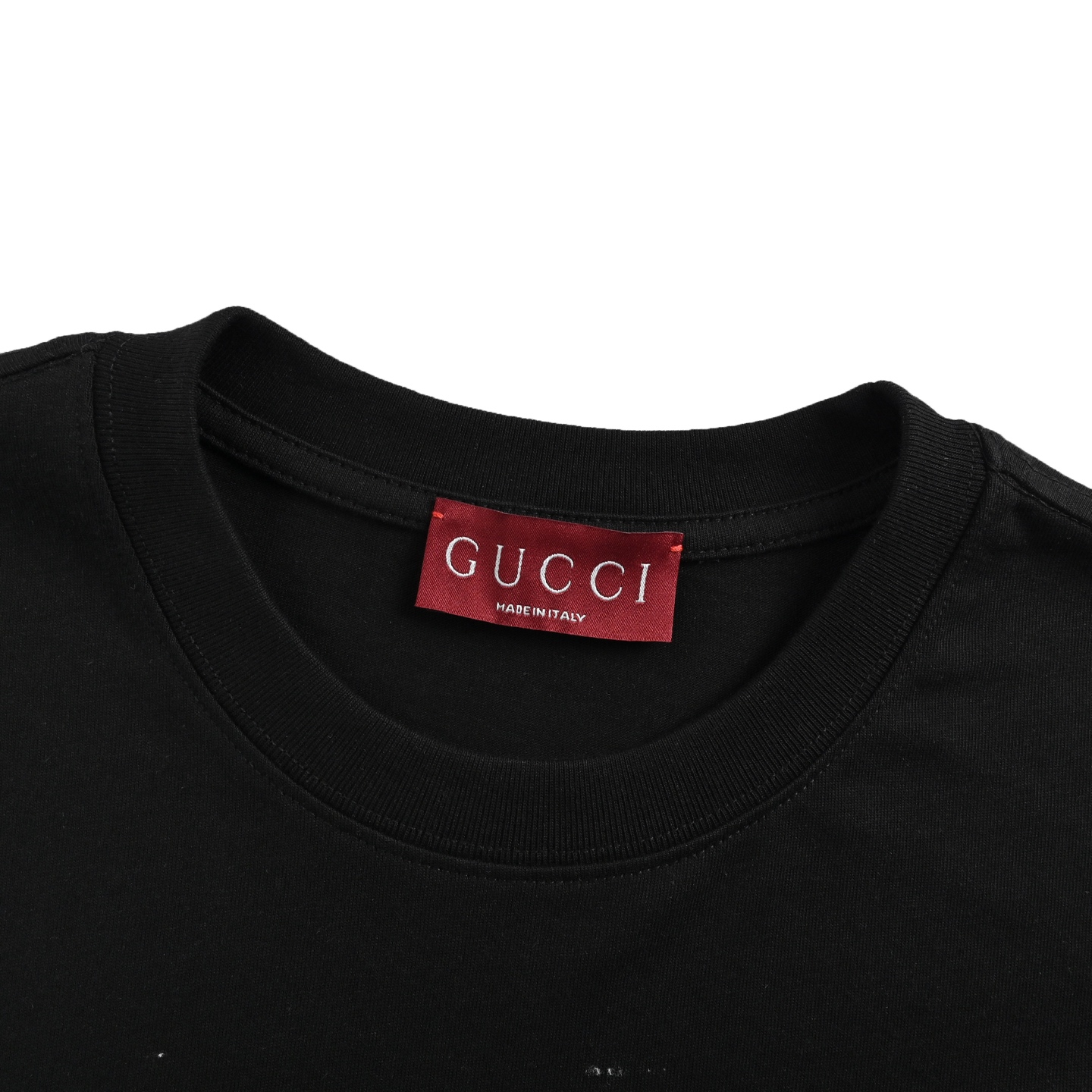 Gucci 25ss hollow letter logo print short sleeve