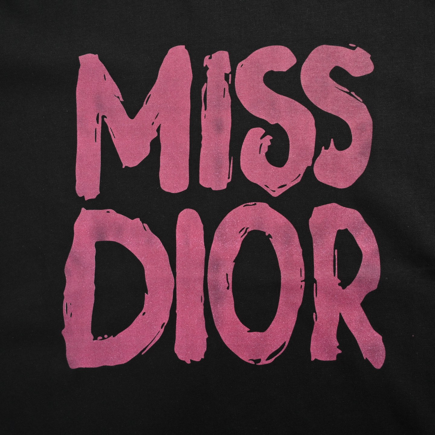 Dior 25ss lettering print short sleeve