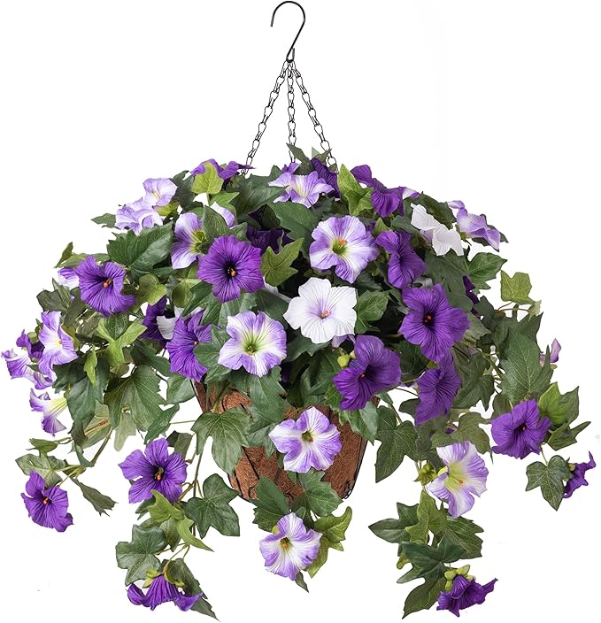 🌺🌺Realistic zero maintenance artificial UV resistant outdoor flowers