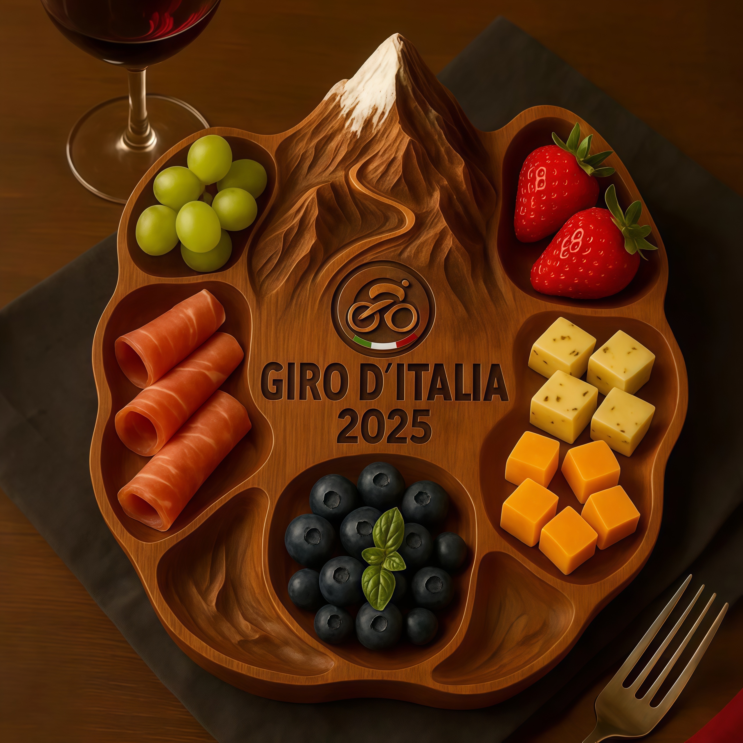 Giro d'Italia 2025 Alpine Theme Platter