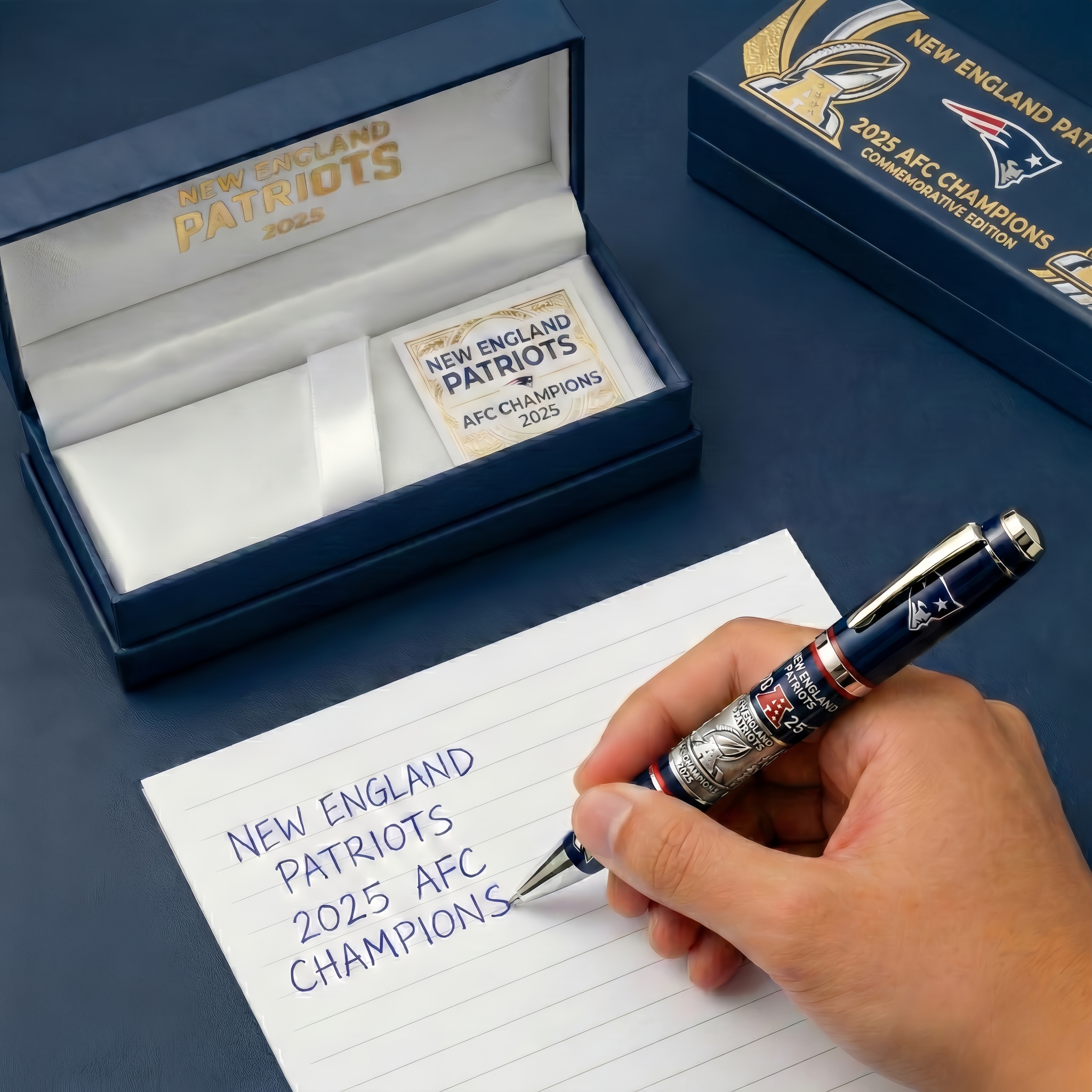 New England Patriots 2025 AFC Championship Commemorative Pen