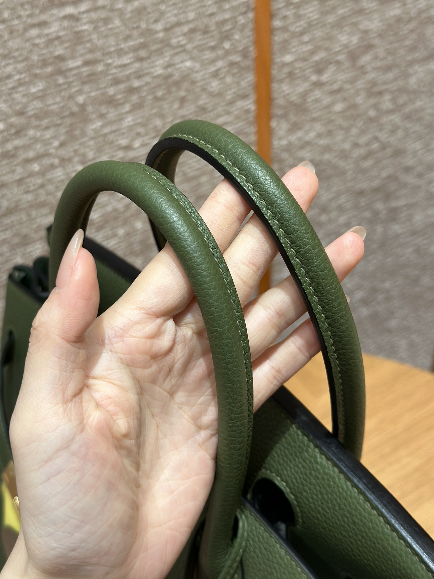 Hermès Birkin 61olive Green Handbag (Handmade to Order)