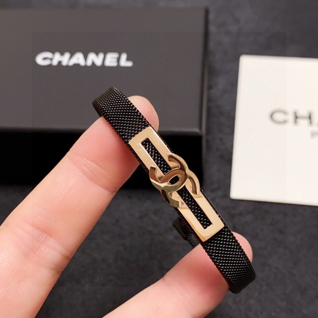 Chanel carbon black bracelet