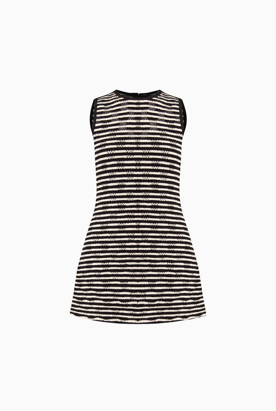 Vestido tejido de cuello redondo