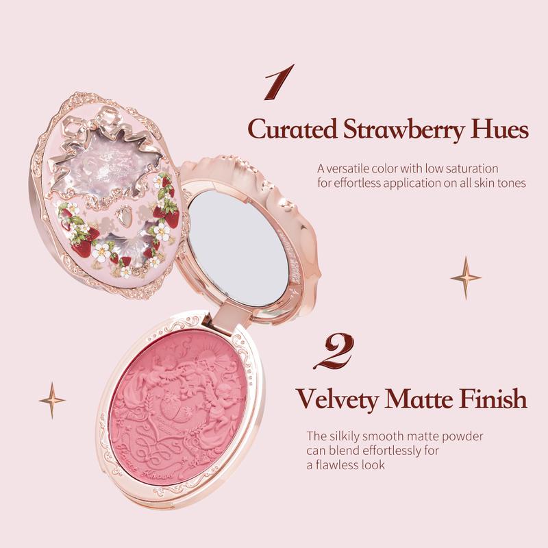 Strawberry Rococo Collection Embossed Blush