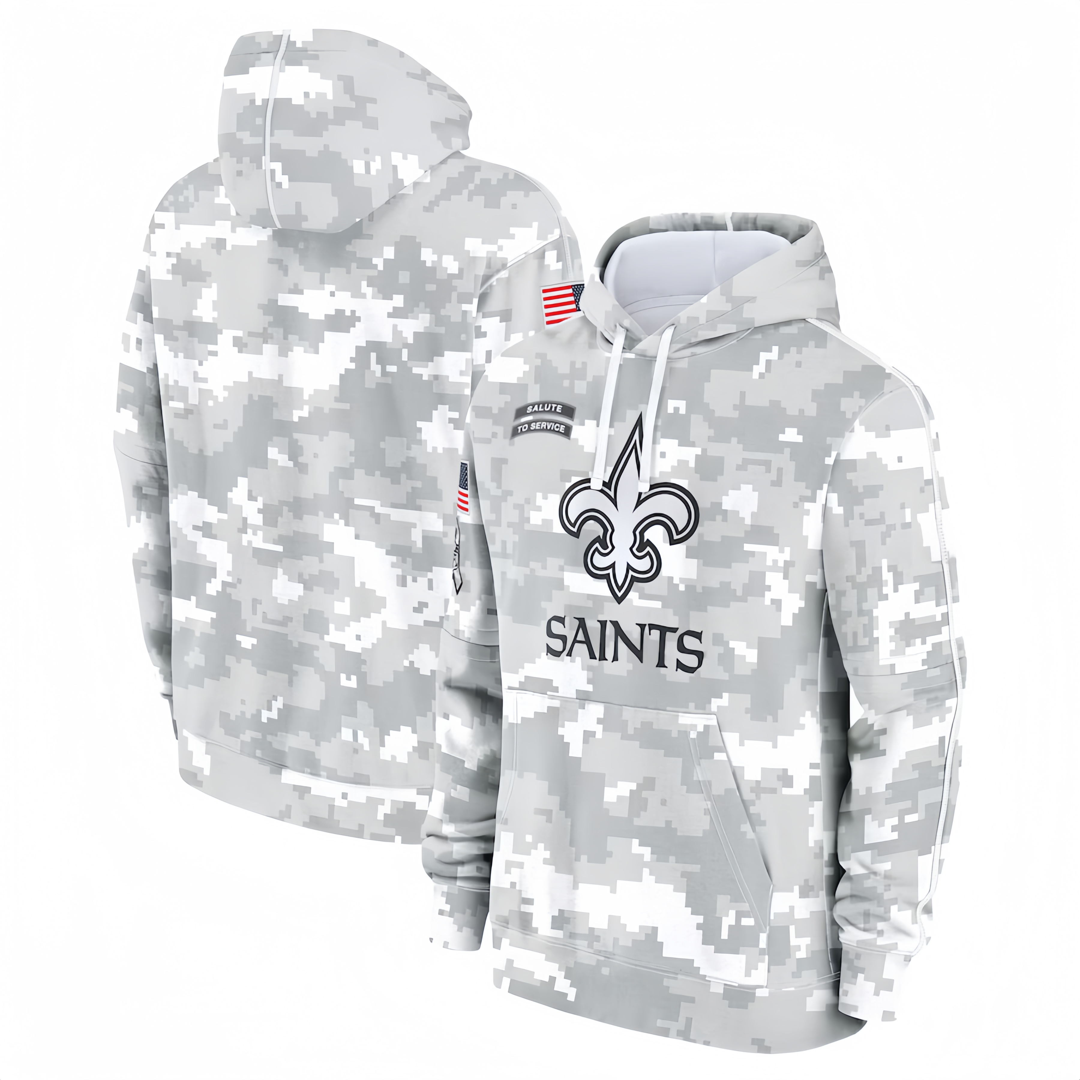 NEW ORLEANS SAINTS HEAVYWEIGHT HOODIE VETERAN01