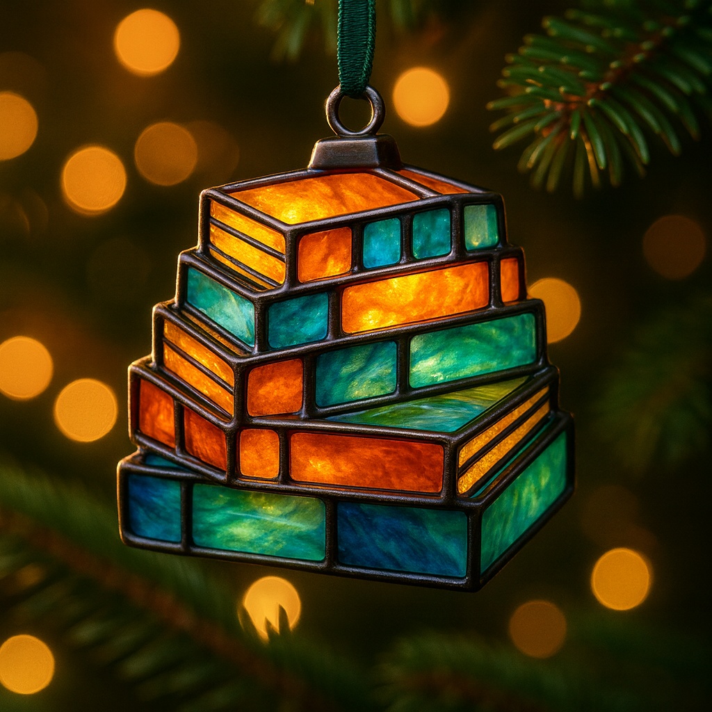 Book Lover’s Christmas Ornament