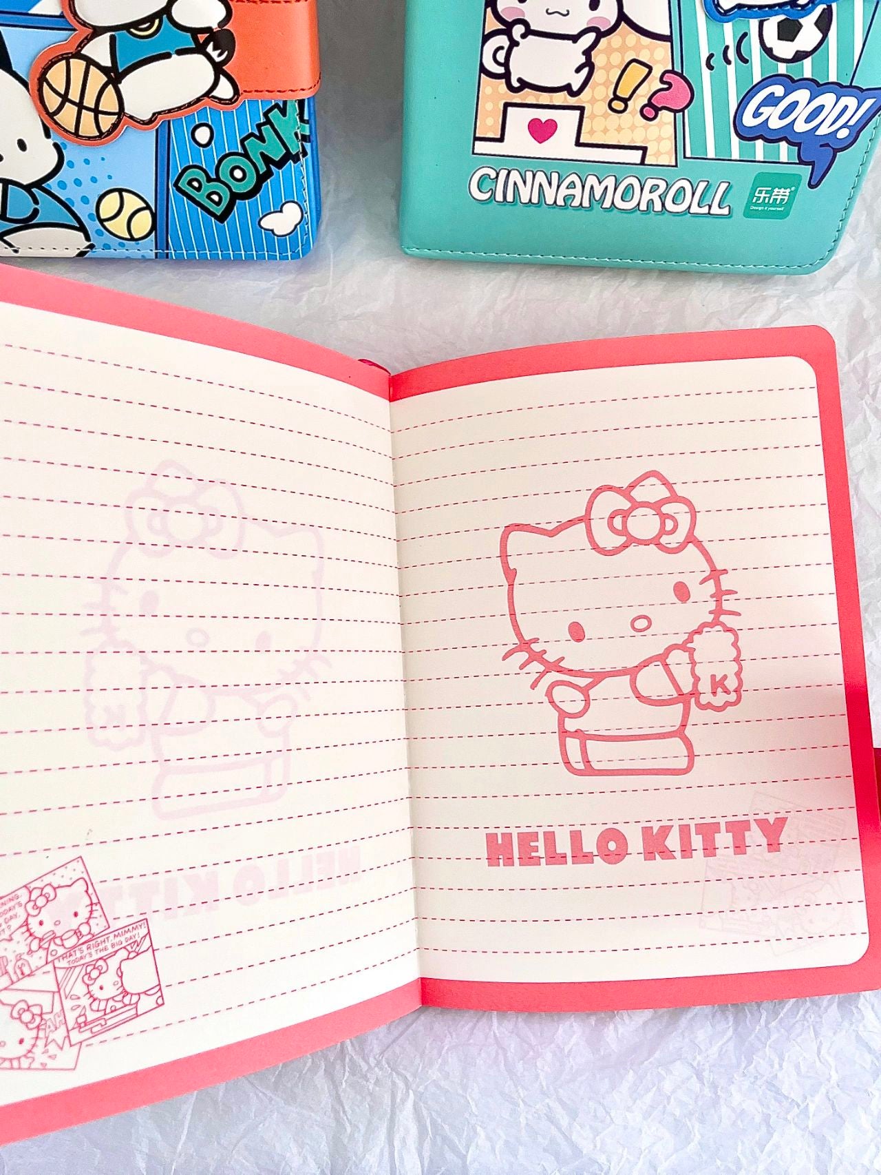 Sanrio Magnetic Clasp Notebook( B5, 6.9x9.8 Inches, 96 Lined Pages)|Diary Personal Journal for Women  Office School Supplies