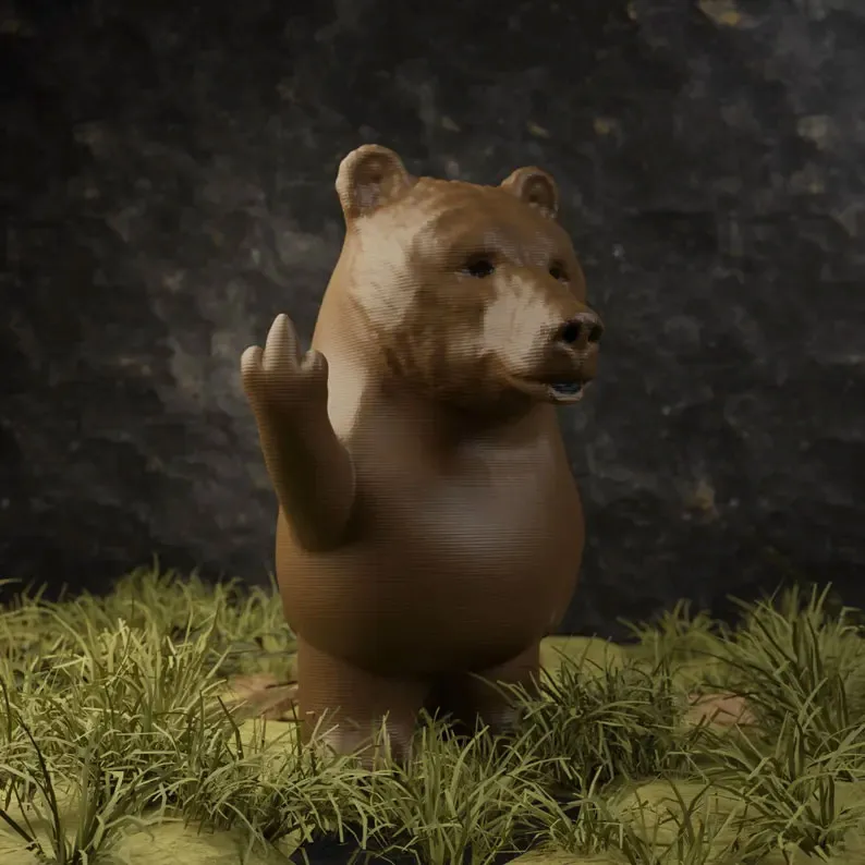 Funny Animal Desktop Statue