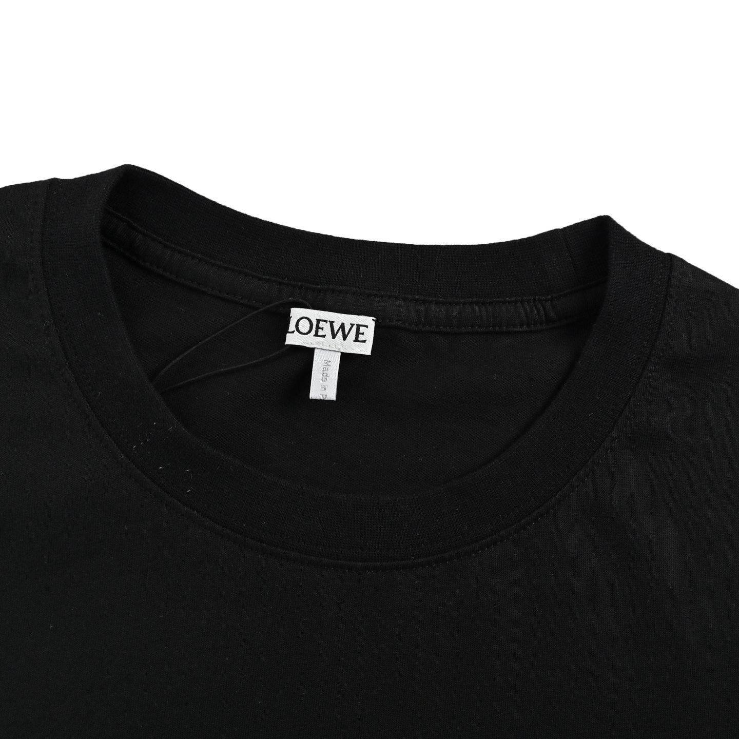Loewe 25ss short sleeve with embroidered logo on pocket