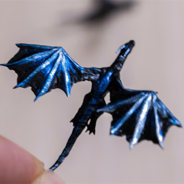 Mini handmade dragon model