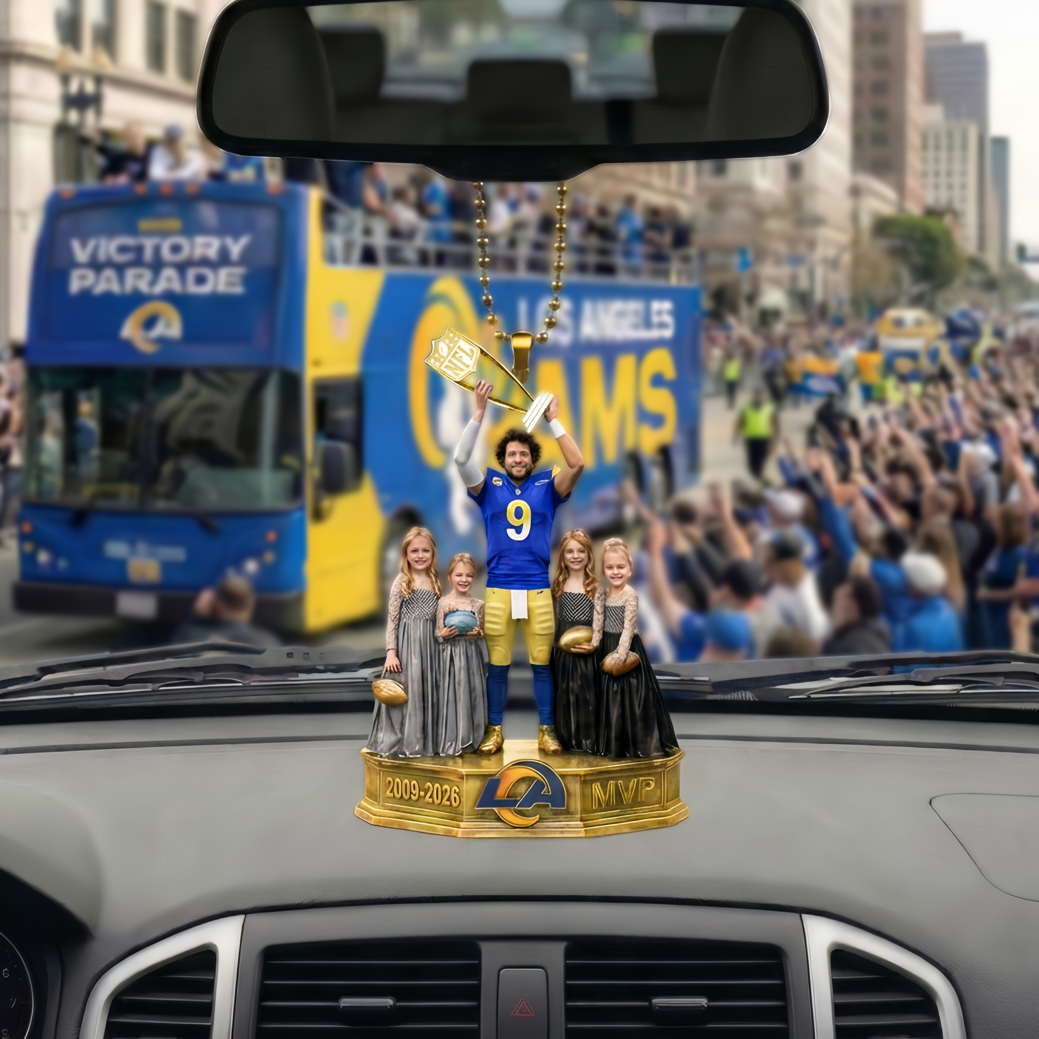 Los Angeles Rams – Matthew Stafford 2025 MVP Commemorative Charm