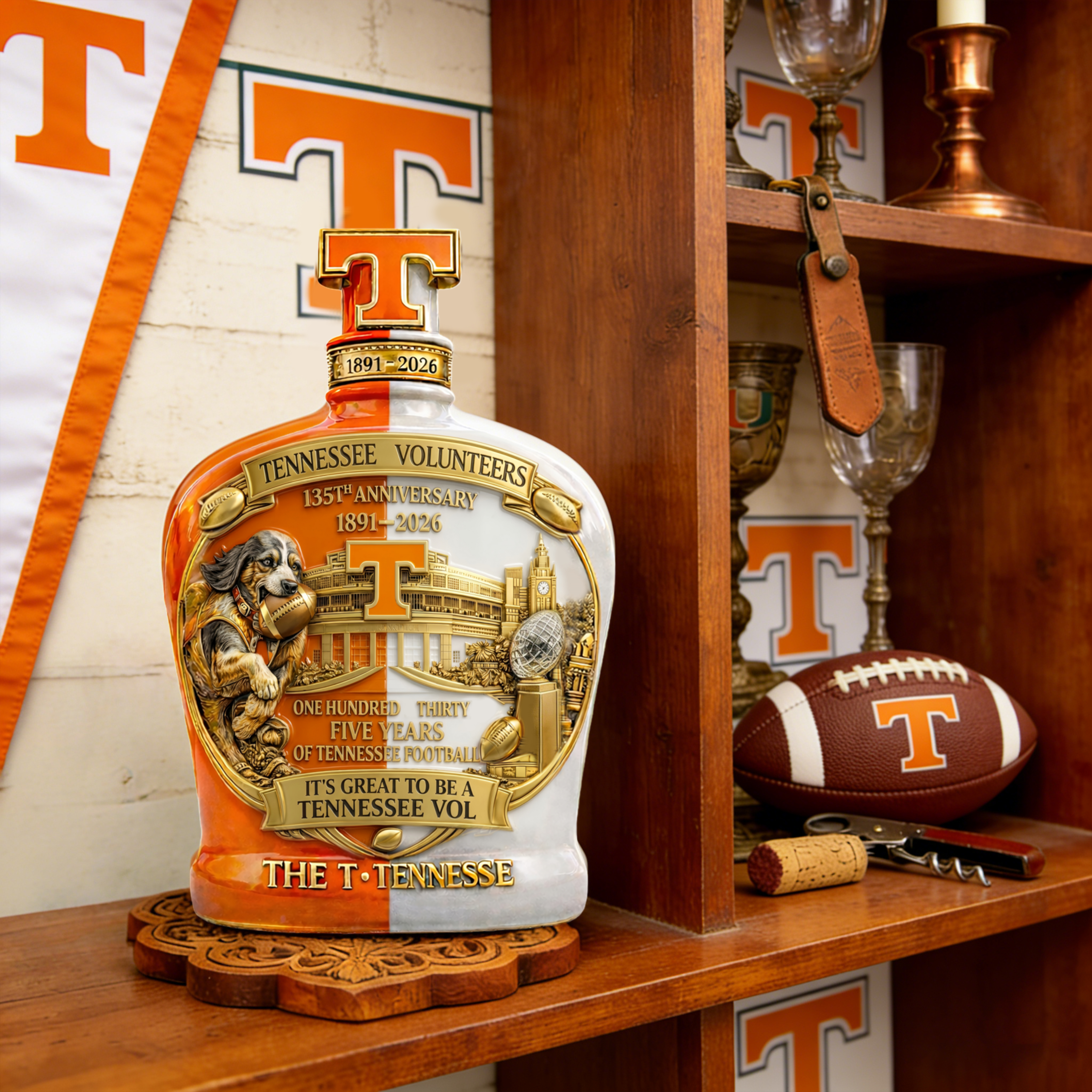 Tennessee Volunteers 135th Anniversary Commemorative Bottle (1891–2026)