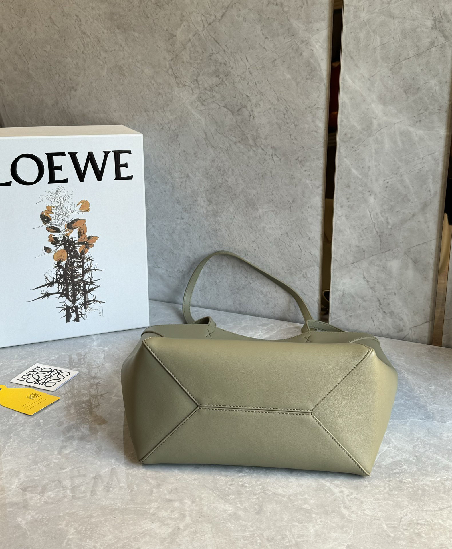 Loewe zzle fold series foldable tote bag 0693