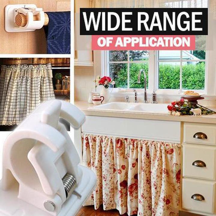 Nail-free Adjustable Rod Bracket Holders-Buy 3 or more and get a 20% discount
