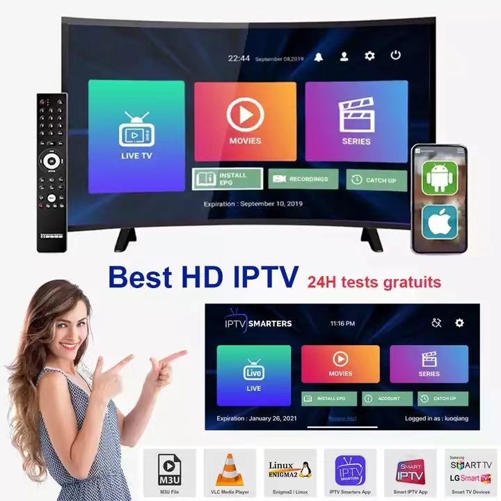 IPTV M3u Subscription Free Test Iptv Reseller Panel M3u Iptv For Smart Televisions