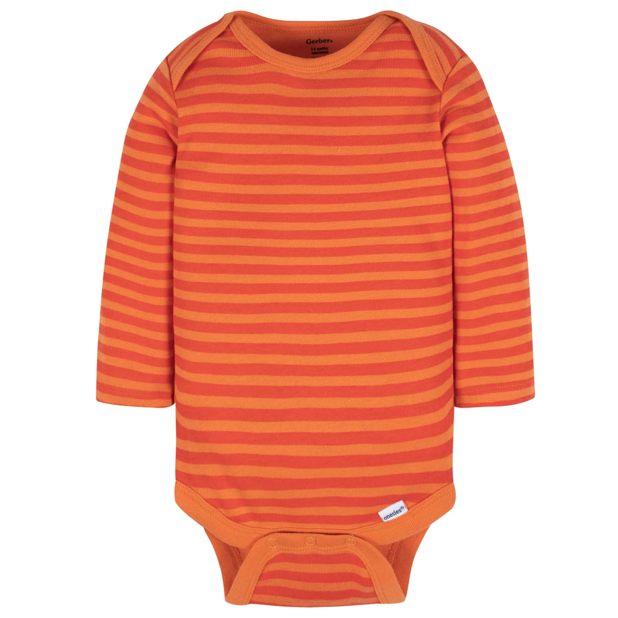 3-Pack Baby Neutral Trick Or Treat Long Sleeve Onesies Bodysuits